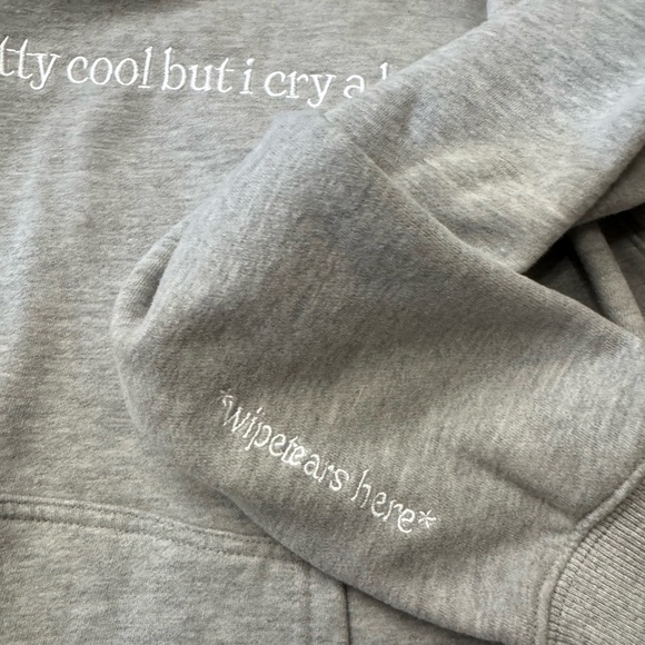 The Way I See Cry A Lot! (Wipe Tears Here) Hoodie - Picture 3 of 6